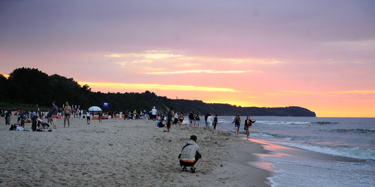 Plaża we władysławowie