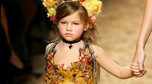 Thylane Blondeau na wybiegu w 2005 roku