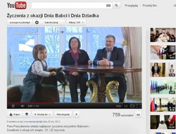 Życzenia od pary prezydenckiej. Wnuczka zmieniła scenariusz