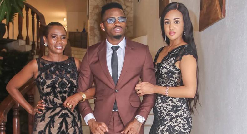 Mama Dangote, Tanasha Donna and Diamond Platnumz 