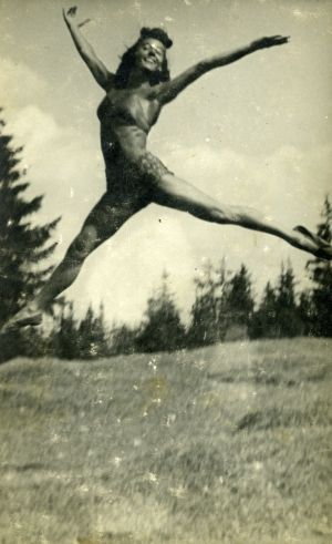 Janina Nowakówna w czasie letniego wypoczynku, lato 1939 roku, z archiwum prywatnego Niny Novak