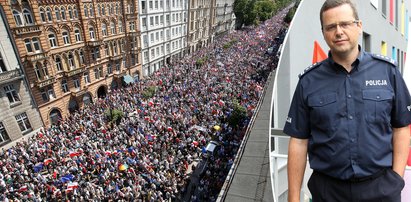 Frekwencyjny rekord na marszu opozycji. Były rzecznik policji nie ma wątpliwości