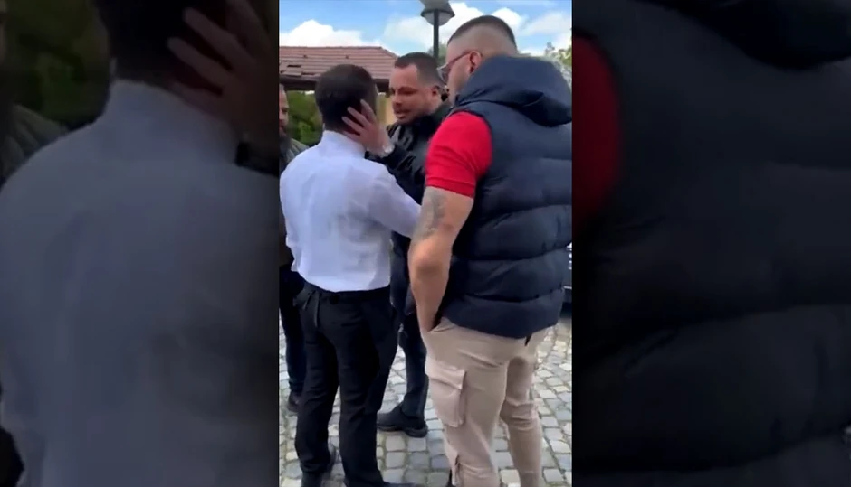 Miljan Vidović maltretira konobara