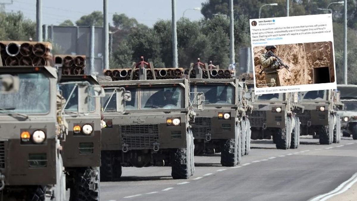 Ekspert tłumaczy znaczenie militarne podziemnych tuneli Hamasu