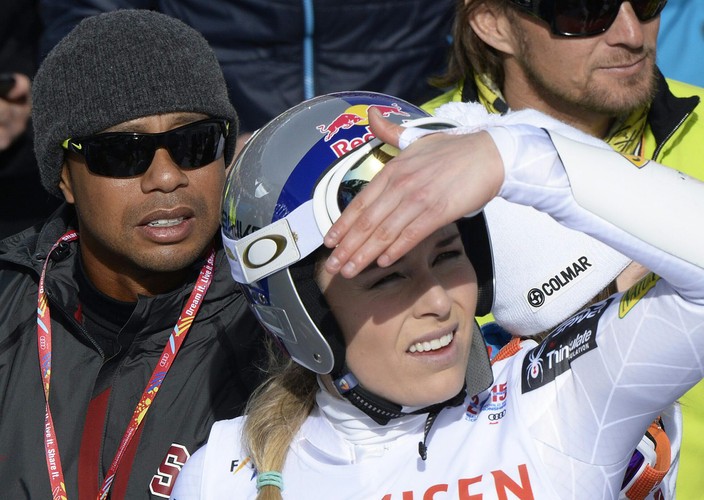 Miłość Tigera Woodsa i Lindsey Vonn nadal kwitnie