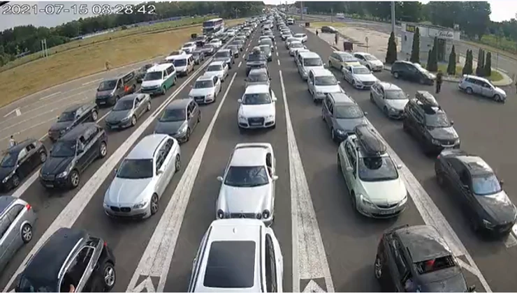 Ulaz u Srbiju iz Mađarske na Horgošu