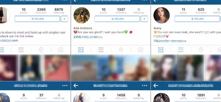 Instagram zalany falą fałszywych kont