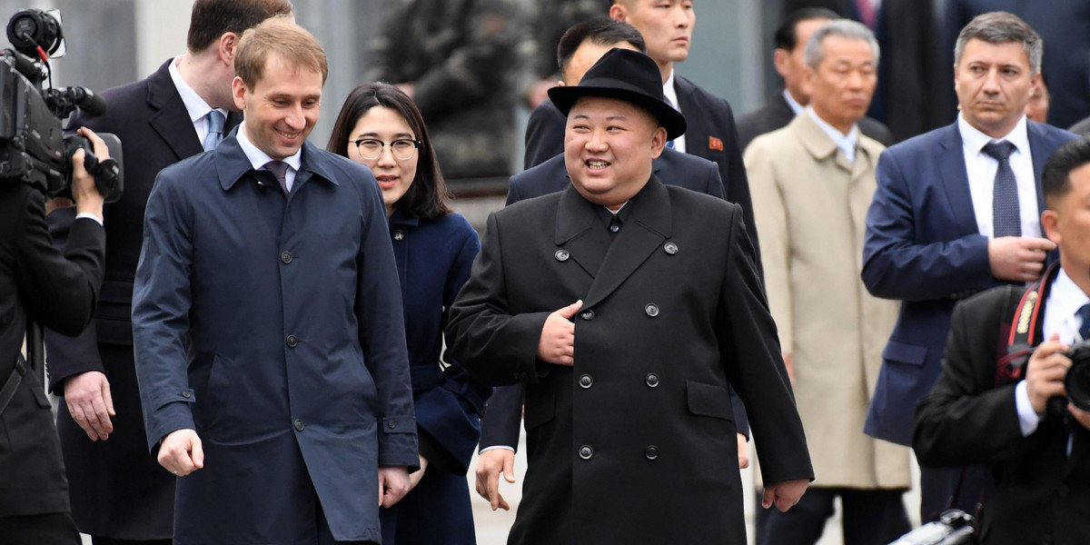 Kim Dzong Un w Rosji