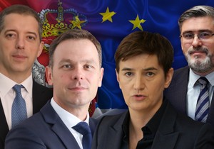 Ana Brnabić, Siniša Mali, Marko Đurić, Nemanja Starović