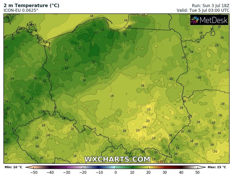 Temperatura w nocy będzie zróżnicowana