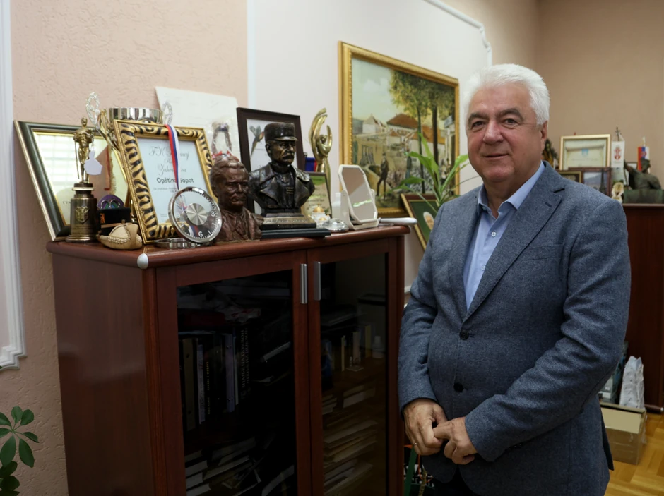 Živorad Žika Milosavljević u svom kabinetu