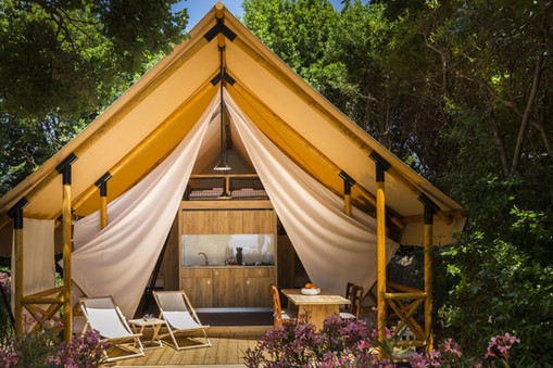 GLAMPING, namiot