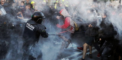 Zamieszki w Barcelonie. Separatyści starli się z policją