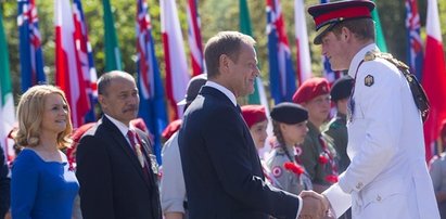 Tusk i książę Harry pod Monte Cassino