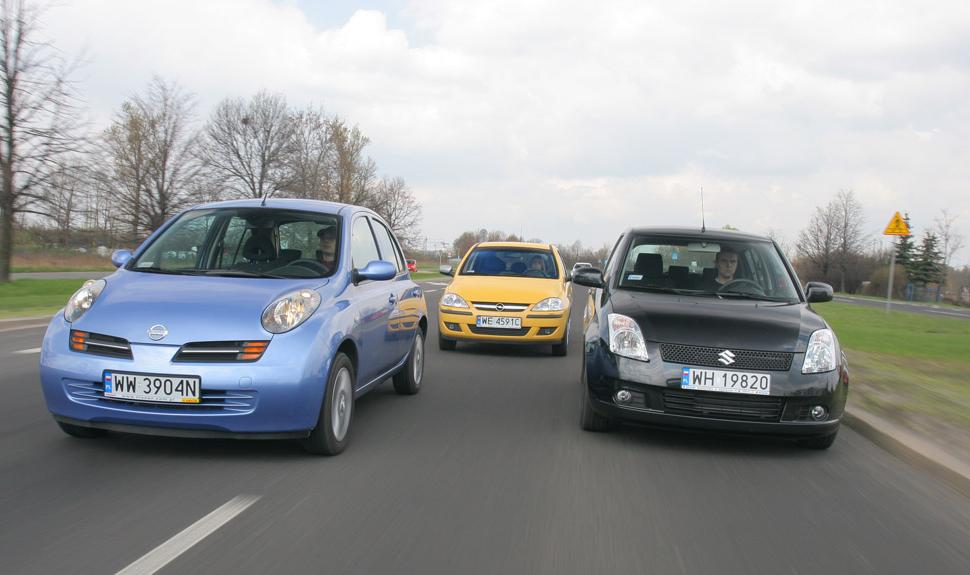 Stylowe Maluchy Za Małe Pieniądze: Nissan Micra Kontra Opel Corsa, Suzuki Swift