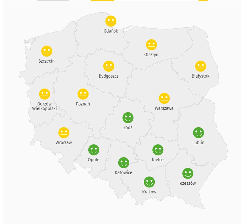 smog Polska 23.03.2020