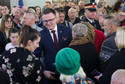 Spotkanie wigilijne z osobami w potrzebie w Sejmie w Warszawie