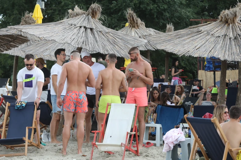 Iz Exit kampa na žurku na Štrandu