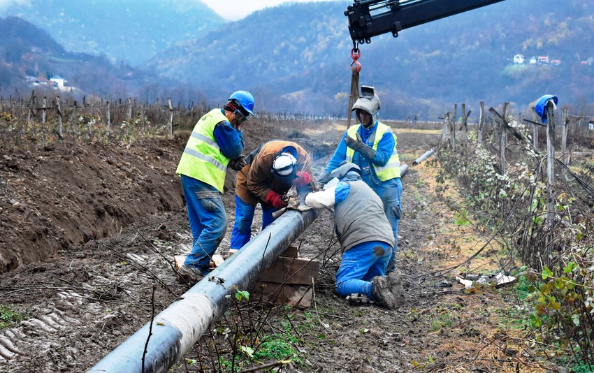 Postavljanje gasovoda