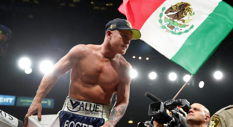 Saul 'Canelo' Alvarez boxing