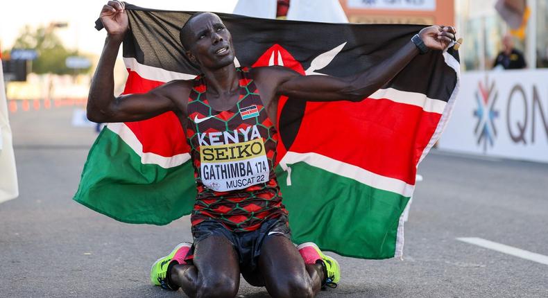 Samuel Gathimba claims Kenya's first ever medal at Race Walking Team Championships
