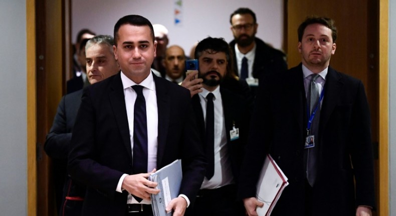 Di Maio (L) is credited by supporters with turning M5S into a mainstream political force capable of allying with right and left