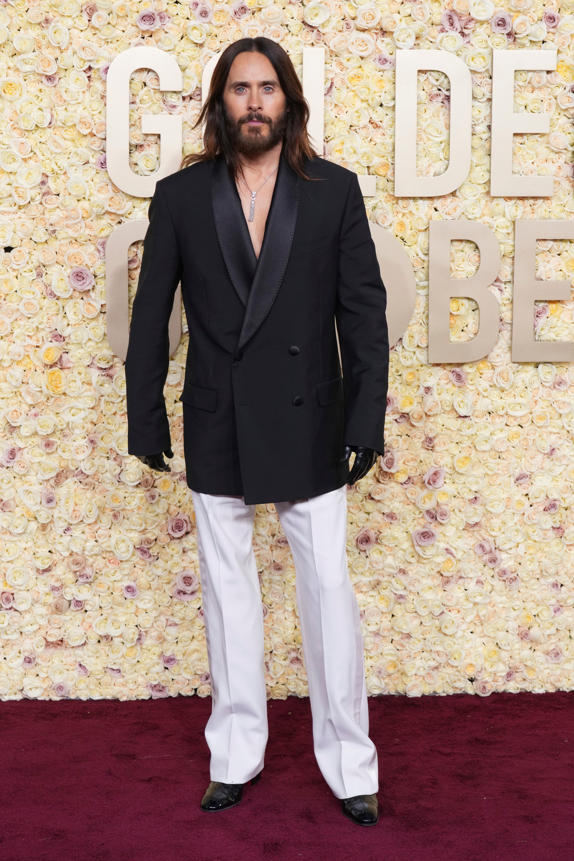 Jared Leto na Zlatých glóbusoch.