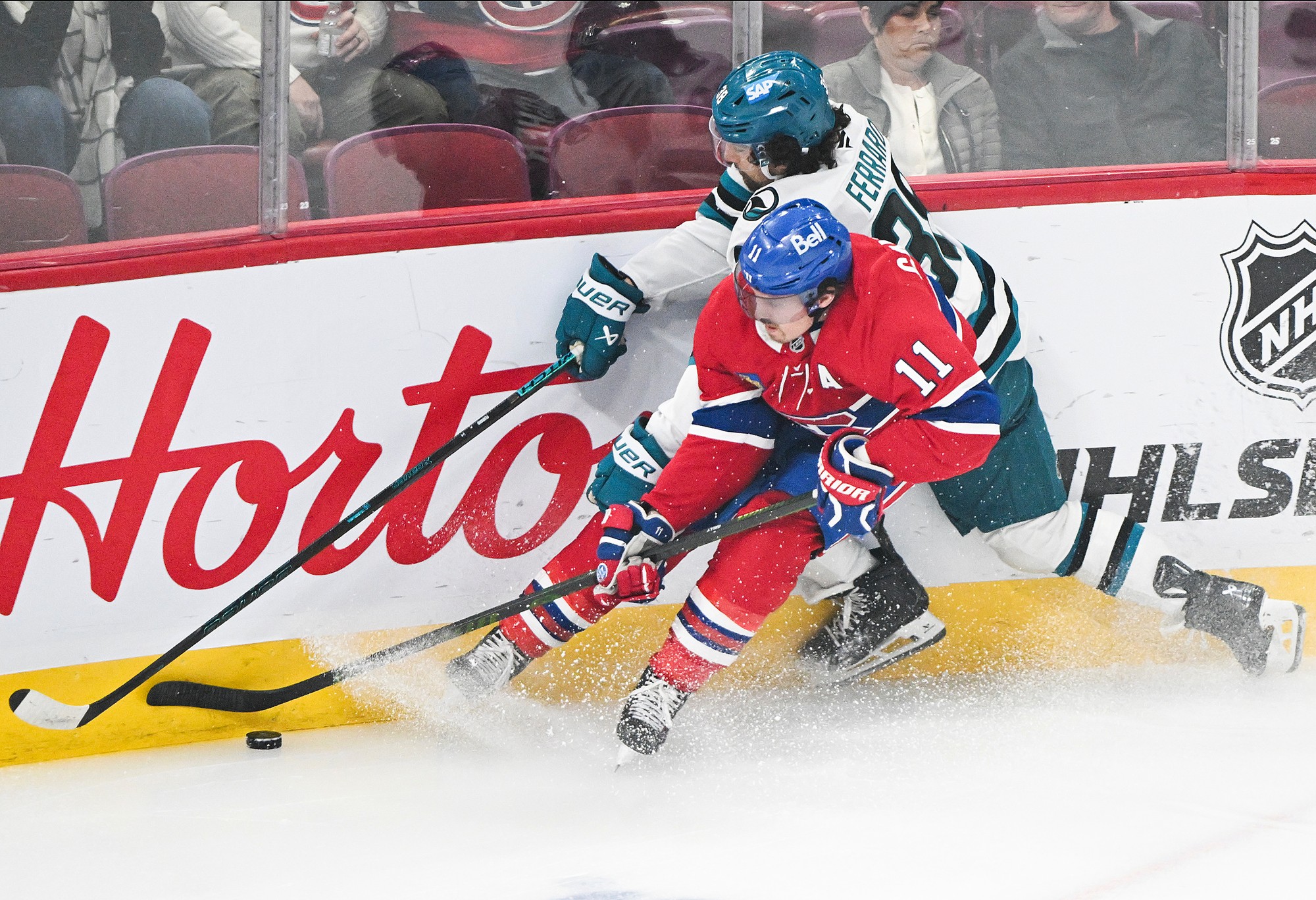 Zápas NHL: Montreal Canadiens - San Jose Sharks.