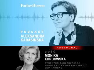 Monika Kordowska w podcaście Forbes Women opowiada o ideale lidera i liderki. Mówi o integralności i o tym, czy łatwo być sobą w środowisku korporacyjnym.