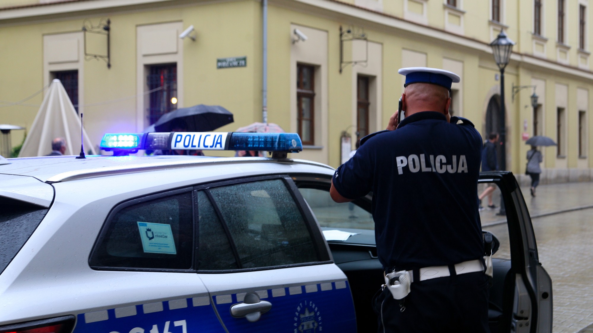 Poľsko, polícia, ilustračná foto.