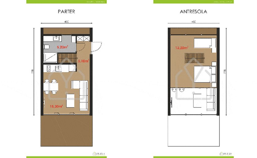 Plan domu modułowego BRISTOT.