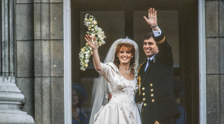 Sarah Ferguson és András herceg 1986-ban házasodtak össze, de tíz év múlva elváltak / Fotó: Getty Images
