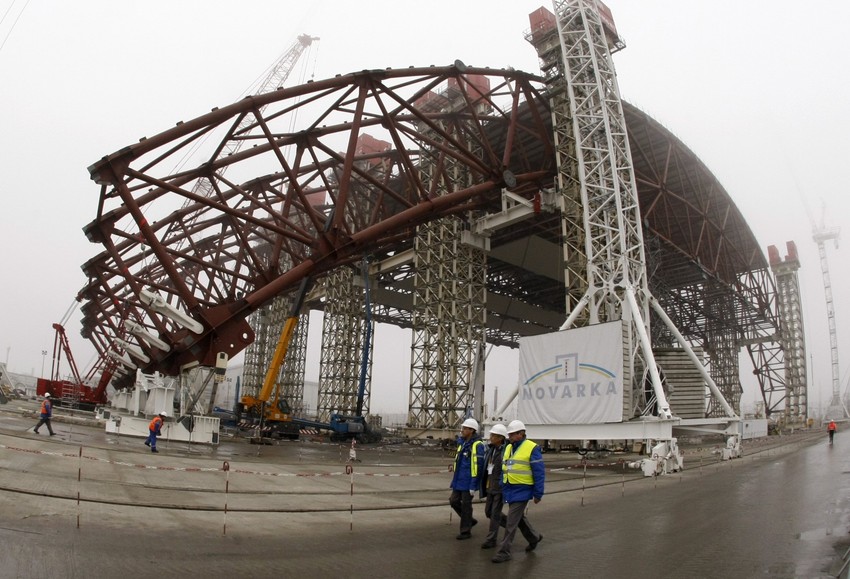 Struktira koja bi trebalo zaštiti okolinu dok se uklanja radioaktivni otpad