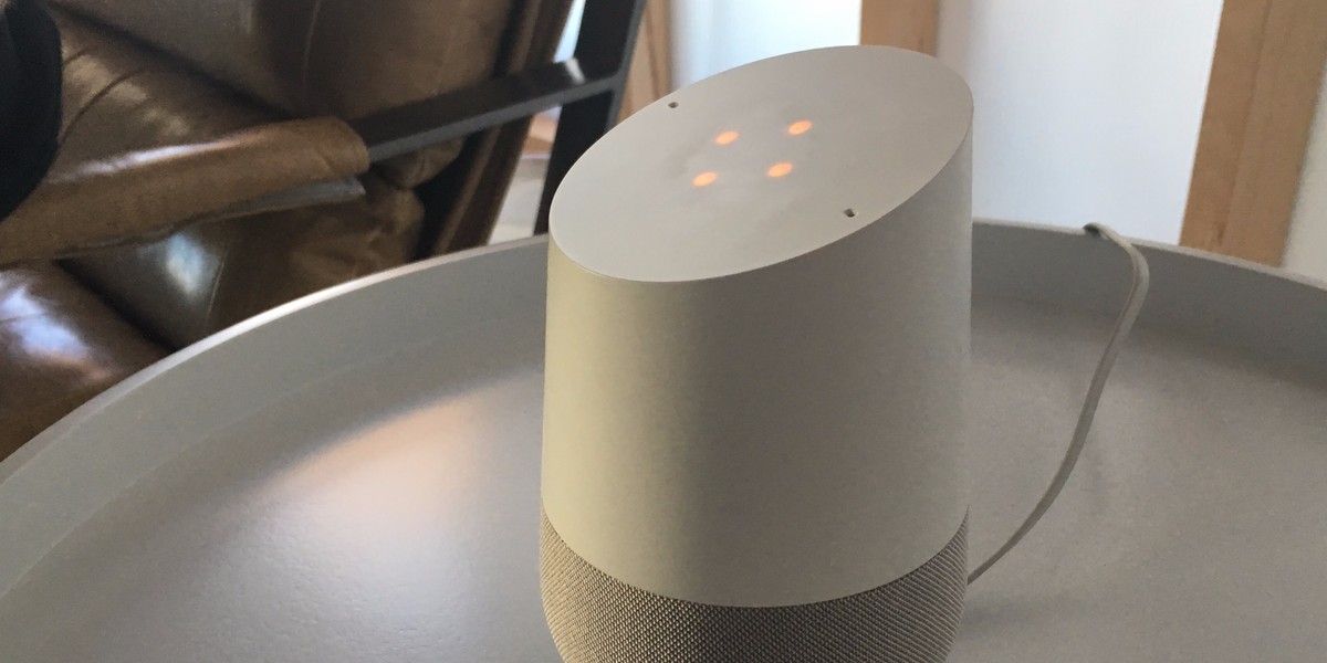 Google unveils its newest major product: the Google Home speaker