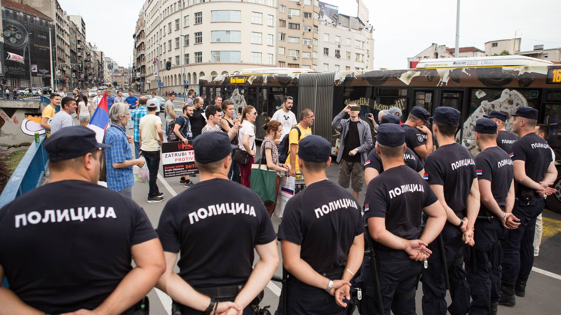 "Protest protiv diktature" i protiv inauguracije