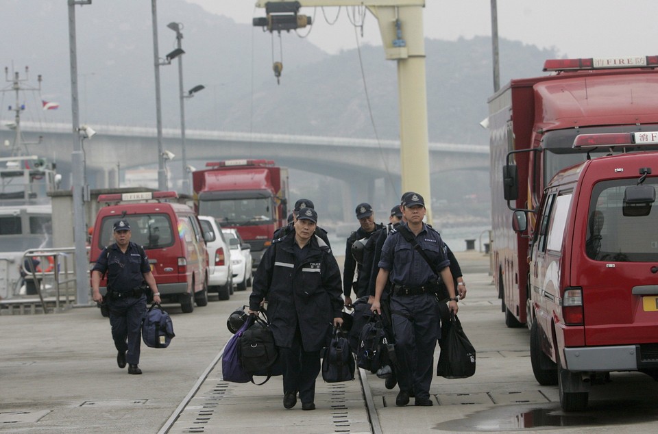 CHINY HONGKONG KOLIZJA STATKÓW