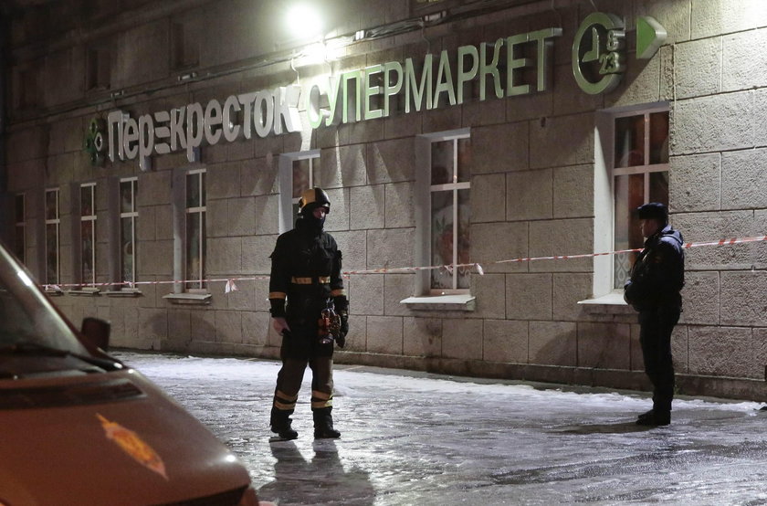 Eksplozja bomby w Petersburgu