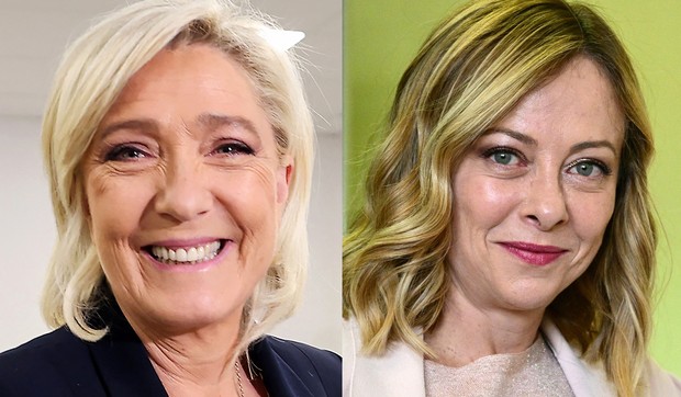 Marin Le Pen i Đorđa Meloni
