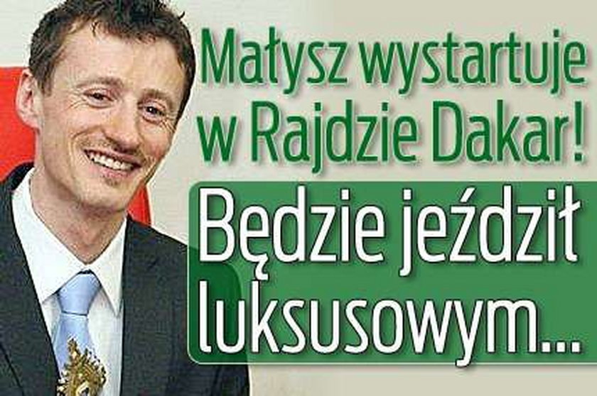 Małysz wystartuje w Rajdzie Dakar! Będzie jeździł...