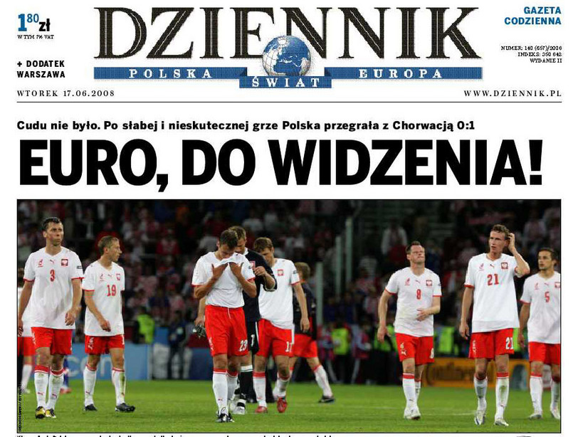 Polskie gazety o Euro