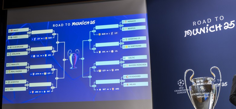 Liga Mistrzów. Starcie gigantów w barażu o awans do 1/8 finału. Zobacz wyniki losowania