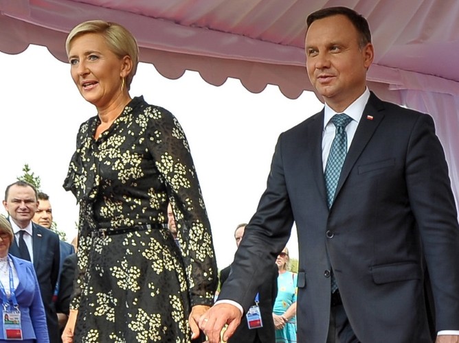 Agata Kornhauser-Duda i Andrzej Duda