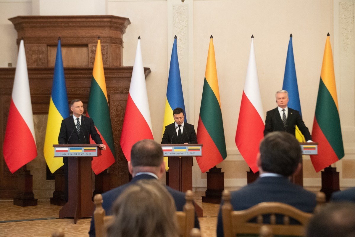 Andrzej Duda, Gitanas Nauseda, Wołodymyr Zełenski