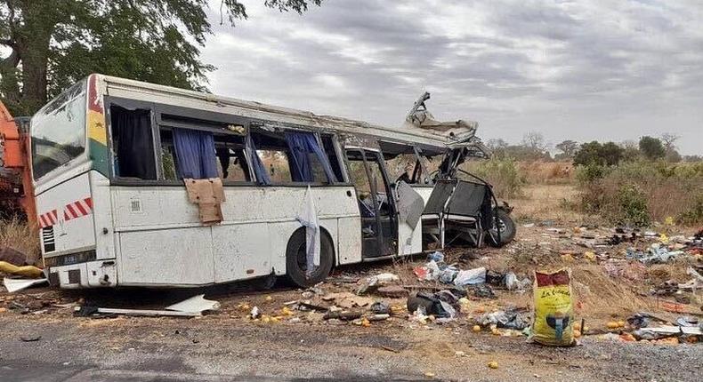 Un violent accident a occasionné la mort d'au moins 40 personnes, dans la nuit du samedi 7 au dimanche 8 janvier 2023, à Kaffrine (centre-ouest du Sénégal).
