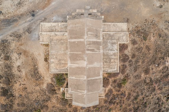 Sanatorio de Abona - miasto duchów na Teneryfie (Wyspy Kanaryjskie)