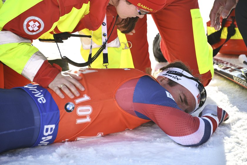 Mistrzostwa świata w biathlonie: Emil Hegle Svendsen zasłabł na mecie