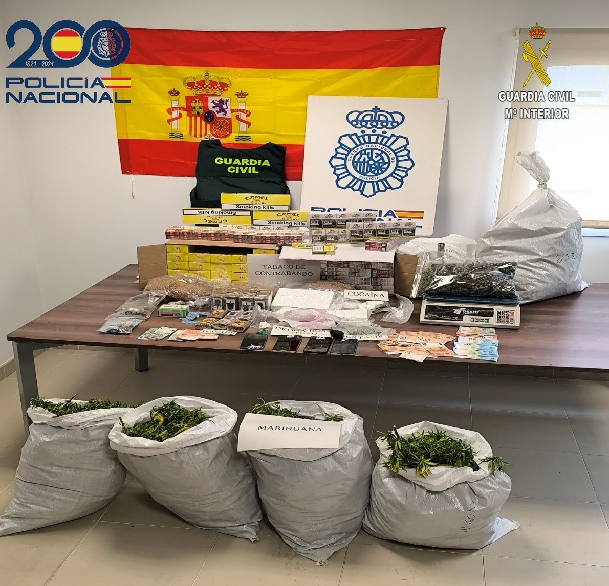 Primera vez en Sevilla: Incautan heroína en pastillas en operación antidroga