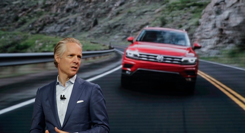 Volkswagen Group of America CEO Scott Keogh.