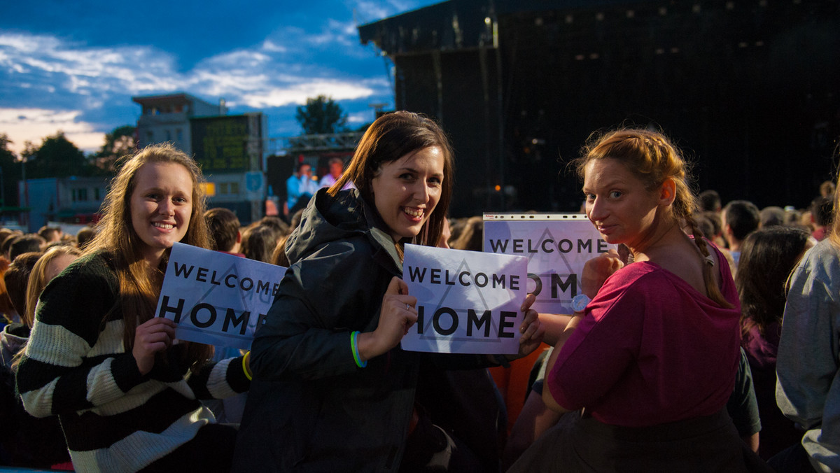 Publiczność na koncercie 30 Seconds To Mars w Rybniku