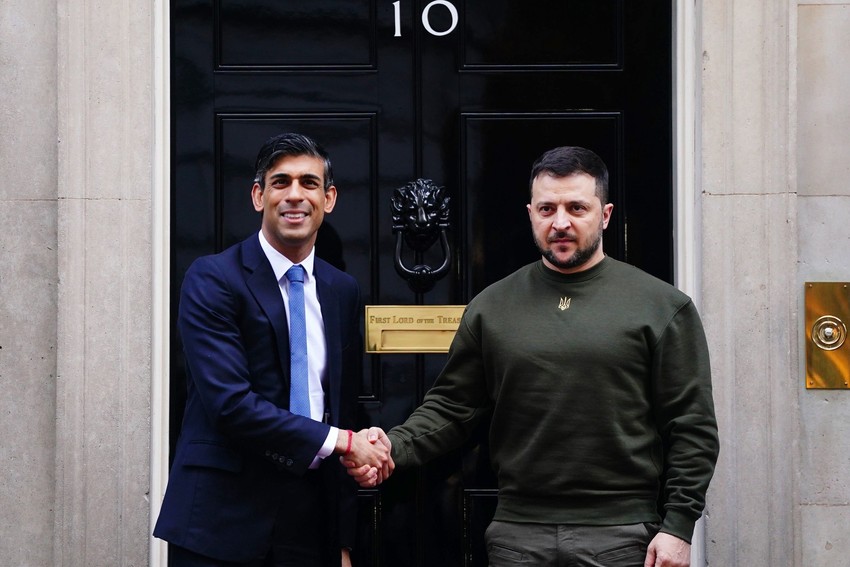 Riši Sunak i Volodimir Zelenski